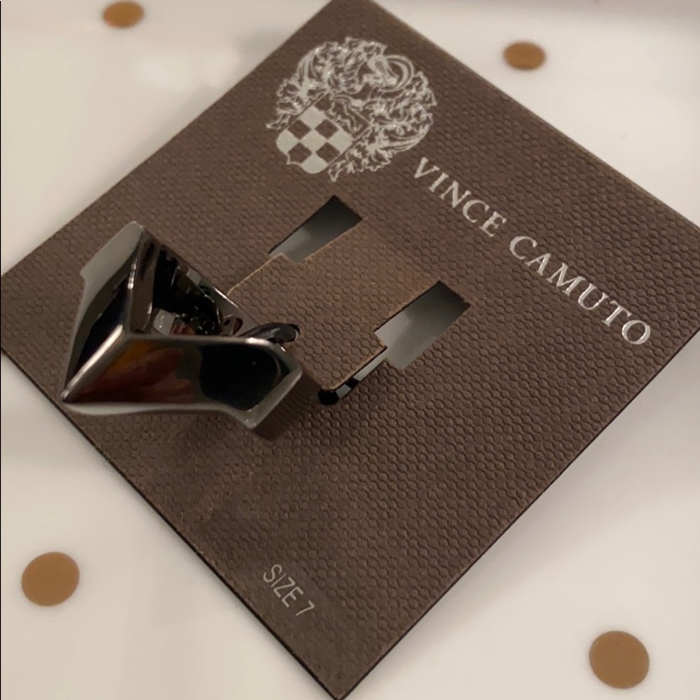 Vince camuto jewelry v gunmetal ring Nordstrom